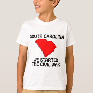 South Carolina - Wir haben den Bürgerkrieg begonne T-Shirt