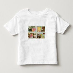 South Carolina, Wisconsin, Maine, Michigan Kleinkind T-shirt