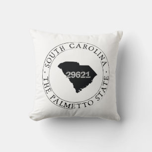 South Carolina Zip Code Pillow Kissen