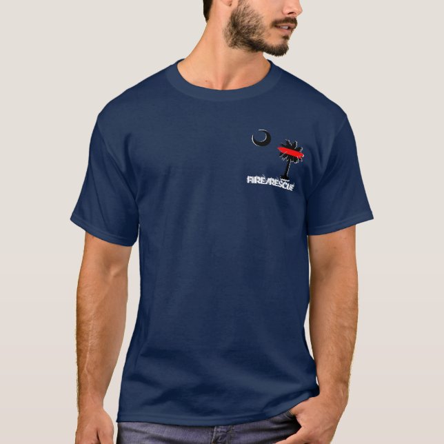 South Carolinafeuer/-rettung T-Shirt (Vorderseite)