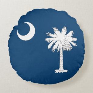 South- Carolinaflagge Rundes Kissen
