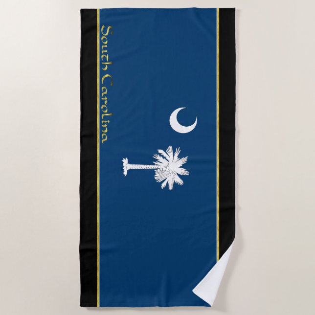 South- Carolinaflagge Strandtuch (Vorderseite)