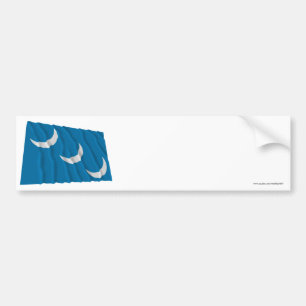 South- Carolinamiliz-Flagge Autoaufkleber