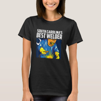 South Carolina's Best Welder Ironworker Ironsmith T-Shirt