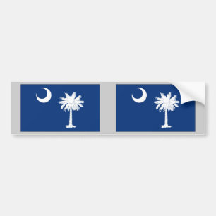 South- CarolinaStaats-Flagge Autoaufkleber