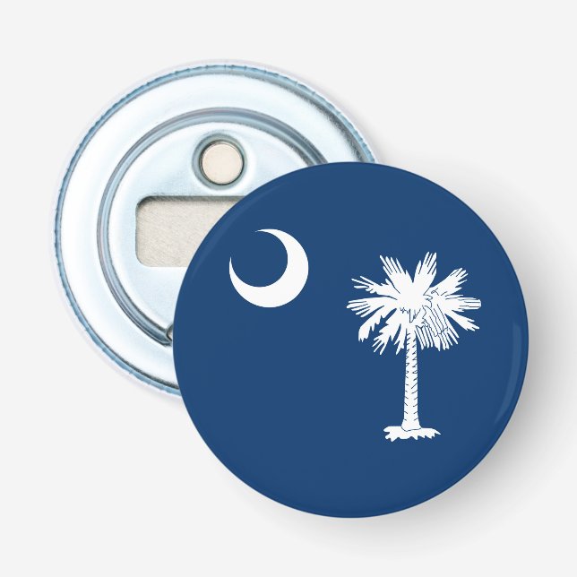 South- CarolinaStaats-Flaggen-Entwurf Flaschenöffner (Vorderseite)
