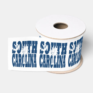 South- CarolinaStaatsflaggen-Typografieentwurf Ripsband