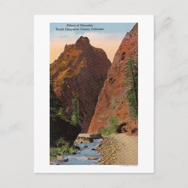 South Cheyenne Canyon Postkarte (Vorderseite)
