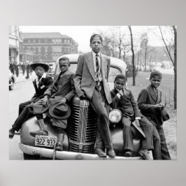 South Chicago Boys, 1941. Vintages Foto Poster