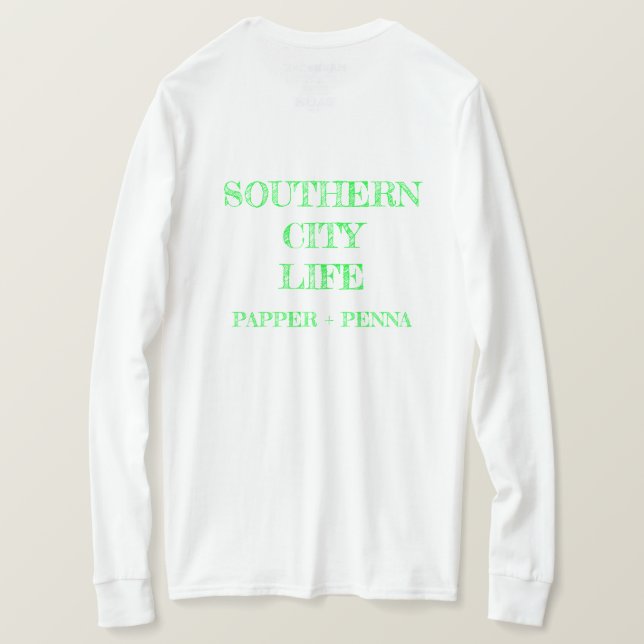 South City Life Long Sleeve Tshirt (Design Rückseite)