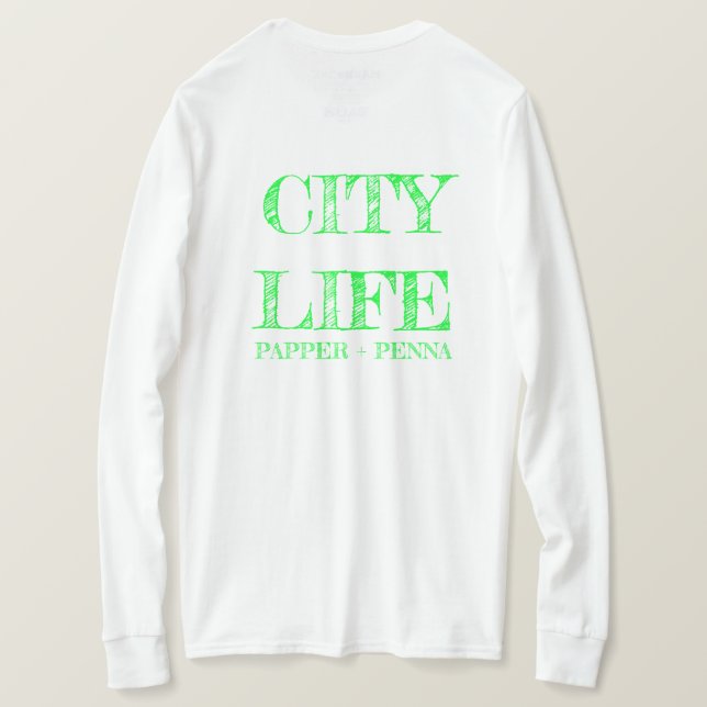 South City Life Long Sleeve Tshirt (Design Rückseite)