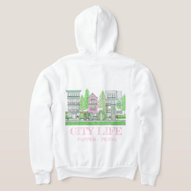 South City Pink Life Hoodie (AblageHinten)