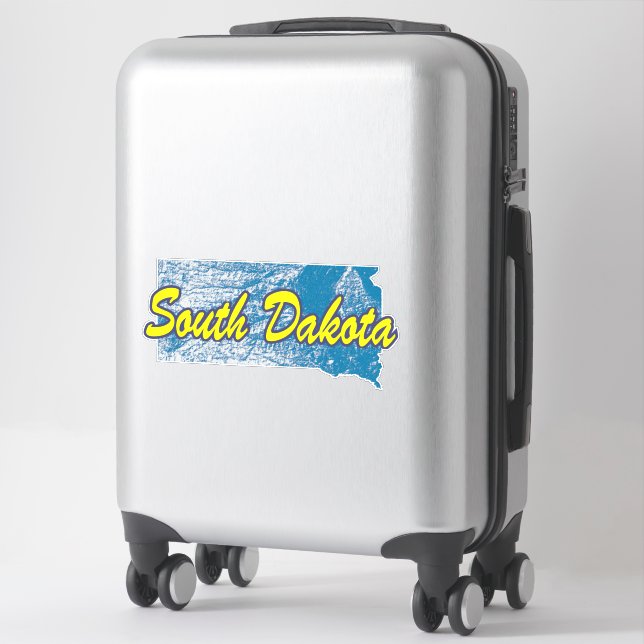 South Dakota Aufkleber (Koffer)