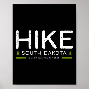 South Dakota Black Elk Wilderness Wanderung Baum R Poster