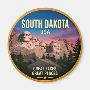 South Dakota Black Hills Entkommen 🟡 Magnet