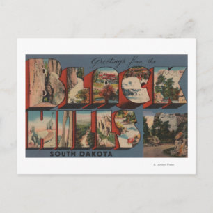 South Dakota - Black Hills - Rushmore Postkarte
