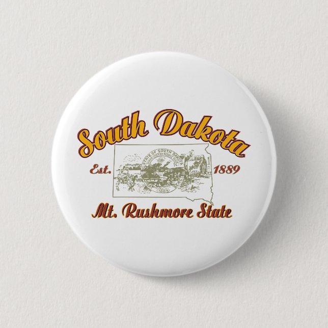 South Dakota Button (Vorderseite)
