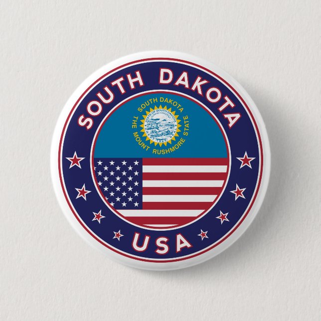South Dakota Button (Vorderseite)