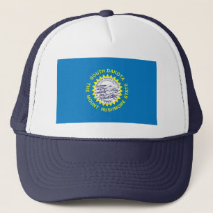 South Dakota Flag Hat Truckerkappe