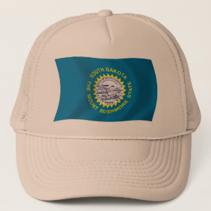 South Dakota Flag Hat Truckerkappe