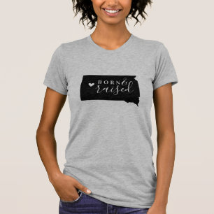 South Dakota Geborenes und aufgehobenes Staat T-Sh T-Shirt