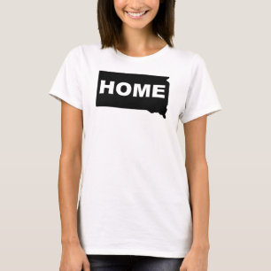South-Dakota-Heim-weg-von-Staat-T-Shirt-Tees T-Shirt