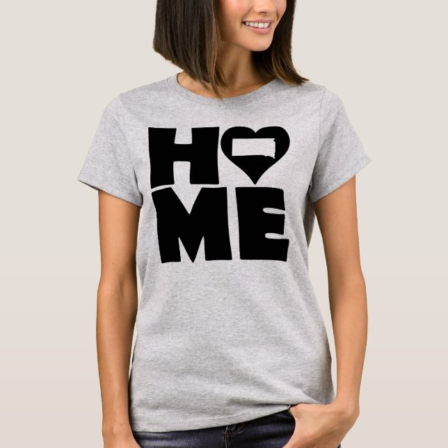 South Dakota Home Heart State Tee - shirts T-shirt (Devant)
