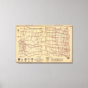 South Dakota Leinwanddruck