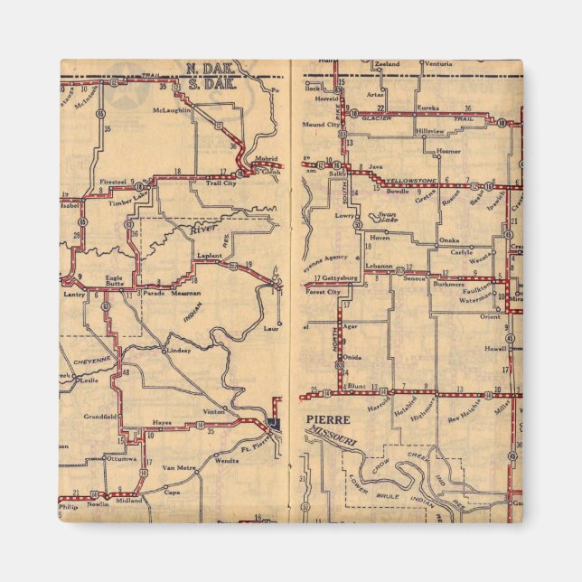 South Dakota Magnet (Vorne)
