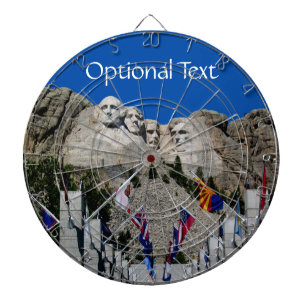 South Dakota Mt Rushmore Foto Souvenir Dartscheibe