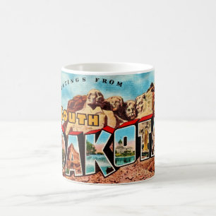 South Dakota Mt Rushmore Postkarte  Kaffeetasse