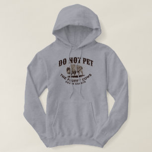 South Dakota Nicht die flauschigen Kühe streicheln Hoodie