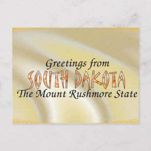 South Dakota Postkarte