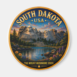 South Dakota Scenic Monument Reise 🟡 Magnet