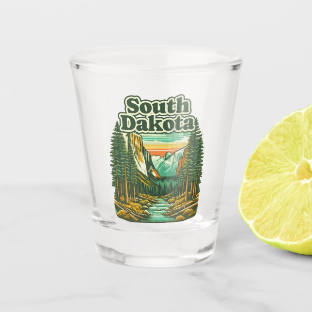 South Dakota Schnapsglas (Vorderseite)