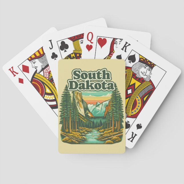 South Dakota Spielkarten (Rückseite)