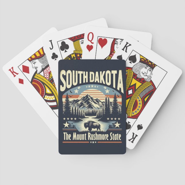 South Dakota Spielkarten (Rückseite)