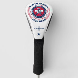 South Dakota Staat Circle Custom Golf Head Cover Golf Headcover