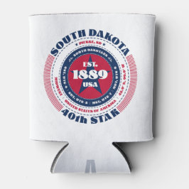South Dakota Staatsstolz Monogram Cooler Dosenkühler