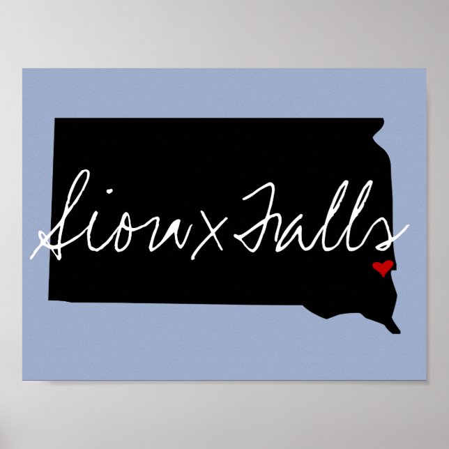 South Dakota Town Poster (Vorne)