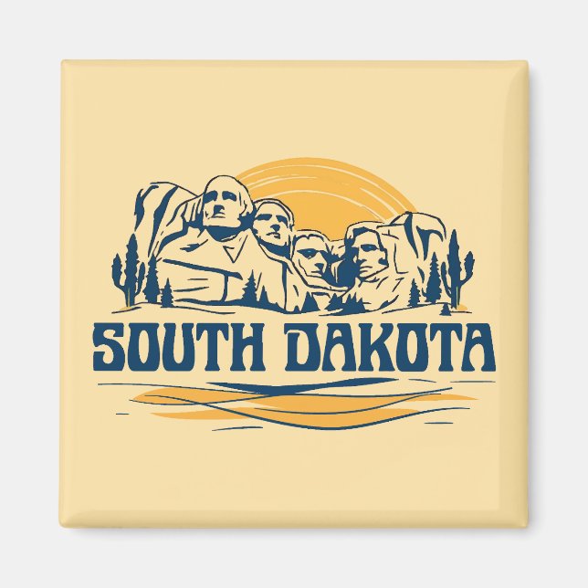 South Dakota USA Magnet (Vorne)