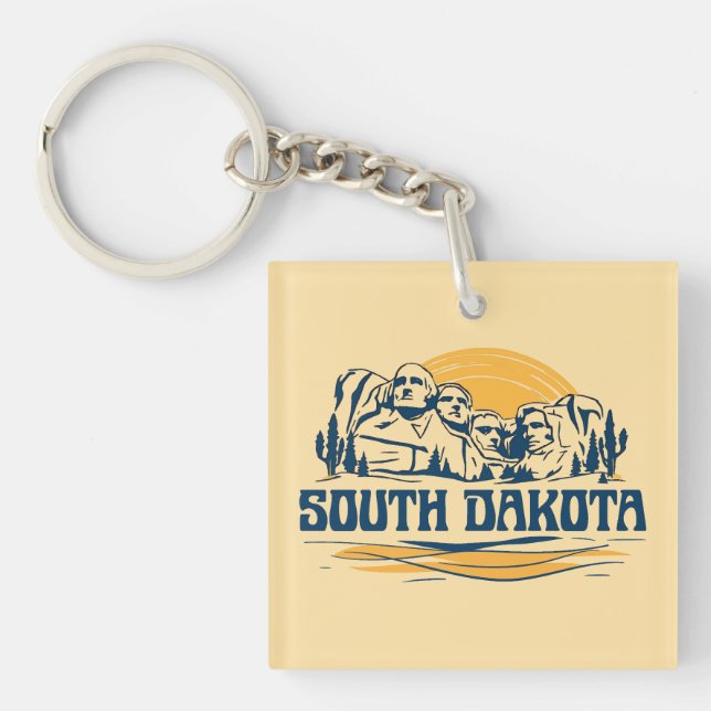 South Dakota USA Schlüsselanhänger (Vorderseite)