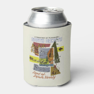 South Dakota USA Vintage Reisegetränkehalter Dosenkühler