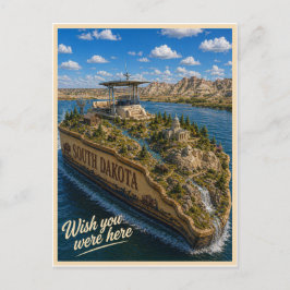 South Dakota | Wish You Were Here | State Serie Postkarte