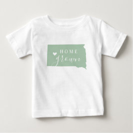 South Dakota Zuhause Grown | Editierbarer Staat Co Baby T-shirt