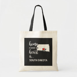 South Dakota Zuhause ist das Herz Tragetasche