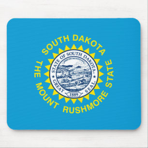 South- DakotaStaats-Flaggen-Entwurf Mousepad