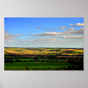 South Downs Beacon Hill Hampshire England Poster