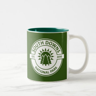 South Downs National Park Zweifarbige Tasse