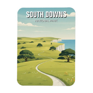 South Downs Nationalpark England Reise Magnet